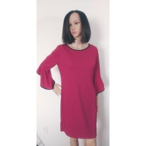 NWOT SAGE & VICKY Bell sleeve dress
